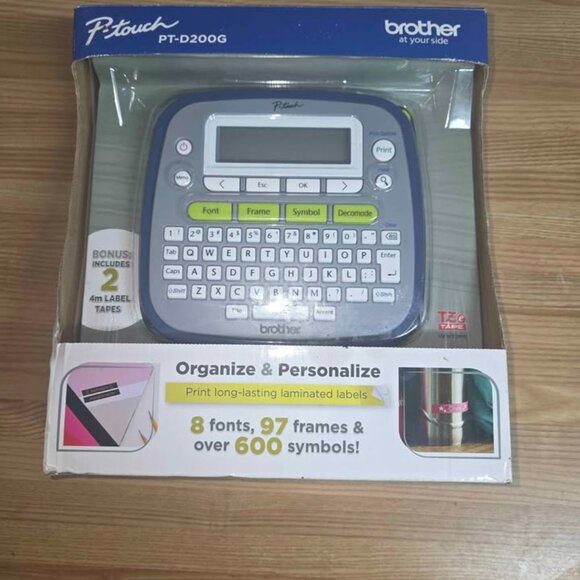 Like-New Brother P-Touch PT-D200G Label Maker with Original Box - Picture 8 of 11